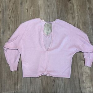 Anthropologie Open-Back cashmere Sweater